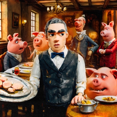 Я кормил свиней